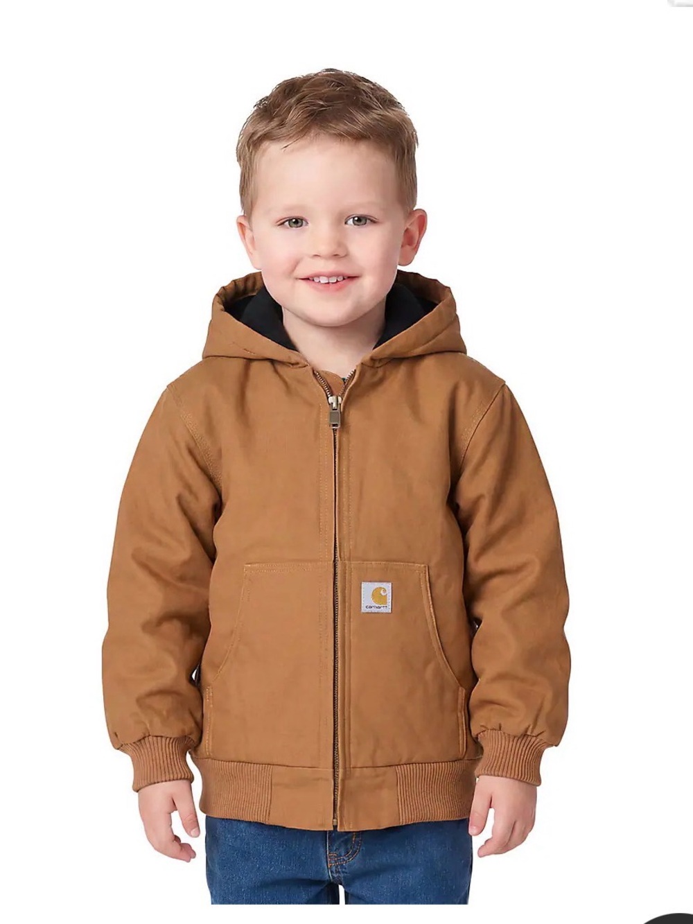 Carhartt Boys' Hooded Insulated Active Jacket